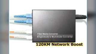 Memperluas Jarak Jaringan 120km Fiber Converter