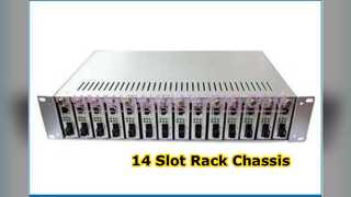 Sasis Dudukan Rak 14 Slot Tinggi 2U