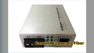 Gigabit Fiber Converter TX ke Jaringan Cepat FX