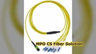 Kabel Patch Serat MPO CS Kabel Kepadatan Tinggi
